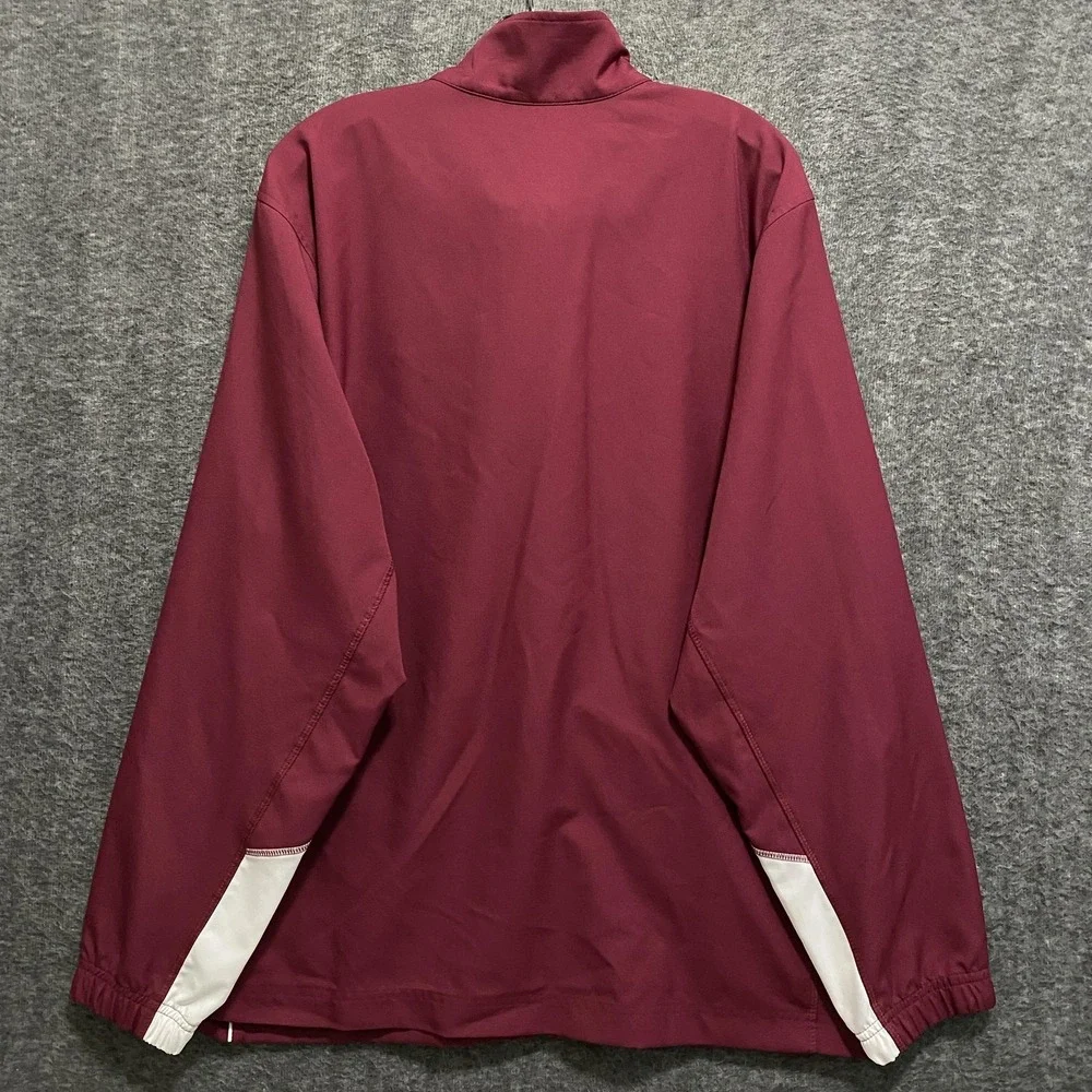 Bethune Cookman Wildcats Jacket Mens‎ XL Burgundy Nike Dri Fit Full Zip NCAA